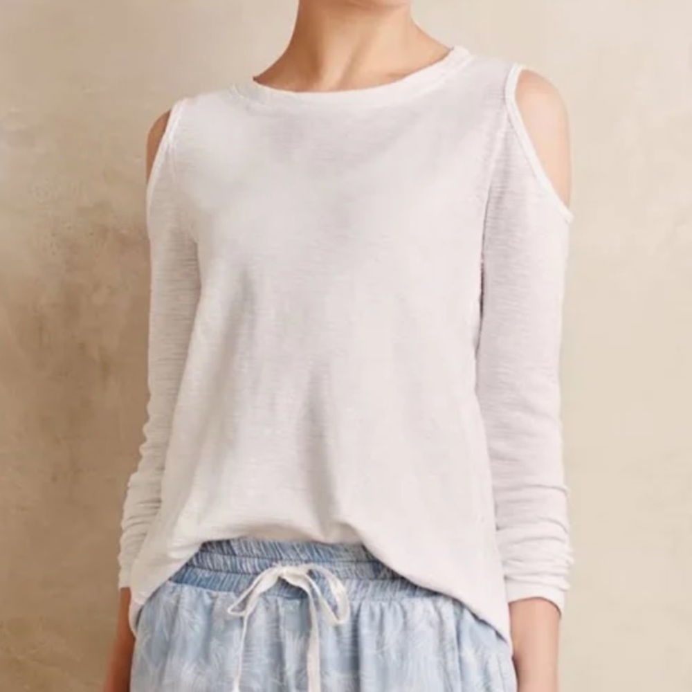 NWOT Sol Angeles Cold Shoulder Top